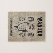 指名手配ポスター:トランプ犯罪一家 ジグソーパズル (横)