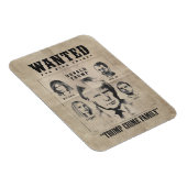 指名手配ポスター:トランプ犯罪一家 マグネット (右側)