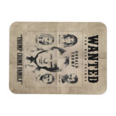 指名手配ポスター:トランプ犯罪一家 マグネット (横)