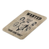 指名手配ポスター:トランプ犯罪一家 マグネット (左側)