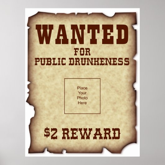 指名手配ポスター ポスター (正面)