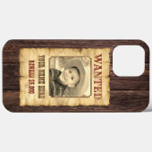 指名手配ポスター |ヴィンテージワイルドウエスト写真テンプレートC Case-Mate iPhoneケース (裏面 (横))