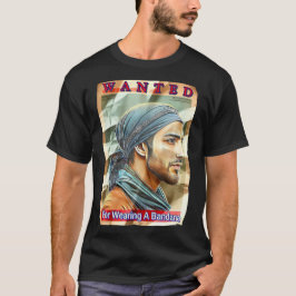 指名手配ポスター Tシャツ