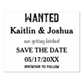 指名手配ポスタ結婚ーの🤠カスタム ラバースタンプ (インプリント)