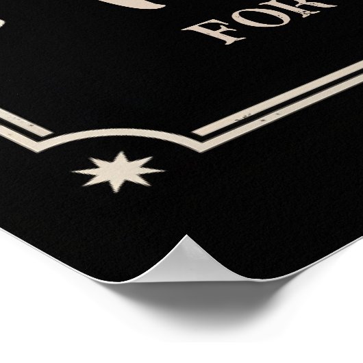 指名手配ワイルドウェストおもしろいウェスタン誕生日 ポスター (角)