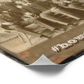 指名手配素朴ポスター – ハッシュタグとソーシャルメディア ポスター (角)