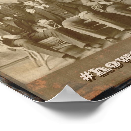 指名手配素朴ポスター – ハッシュタグとソーシャルメディア ポスター (角)