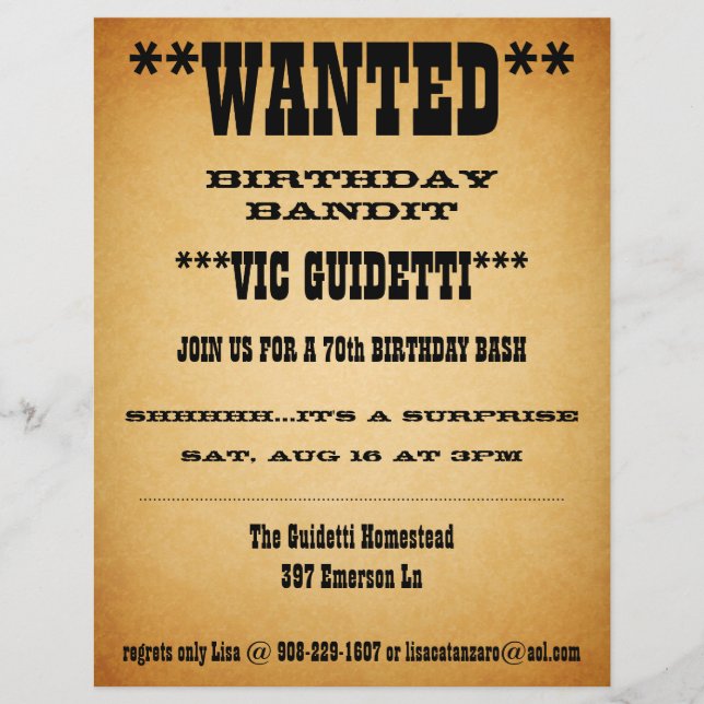 指名手配誕生日 (正面)