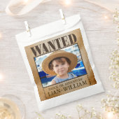 指名手配！パイレーツ誕生日パーティギフトお願いバッグ フェイバーバッグ (クリップ留めされた状態)