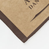 「指名手配」ポスターフリースブランケット フリースブランケット (角)