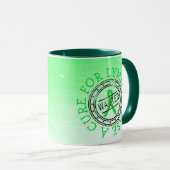 指名手配：ライム病コーヒーマグの治療法 マグカップ (正面右)