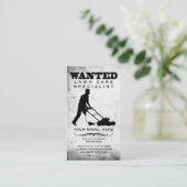 指名手配：芝生気に専門者 名刺 (スタンド正面)