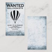 指名手配: balloonist 名刺 (正面/裏面)