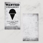 指名手配: crealery 名刺 (正面/裏面)