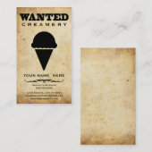 指名手配： crealery 名刺 (正面/裏面)