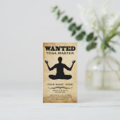 指名手配: yoga master 名刺 (スタンド正面)