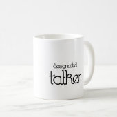 指名話者のマグ コーヒーマグカップ (正面右)