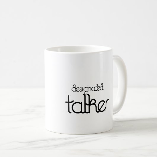 指名話者のマグ コーヒーマグカップ (正面右)