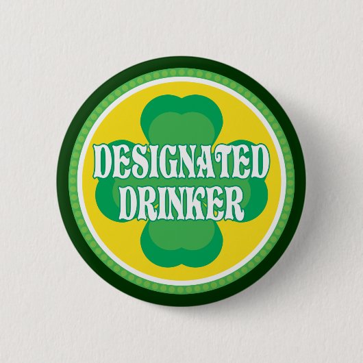 指名酒飲み 缶バッジ (正面)
