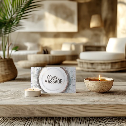 指圧マッサージ日本のスタイルきらめく円 名刺