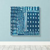 指子ステッチ キャンバスプリント (インサイチュ (ウッドフロア))