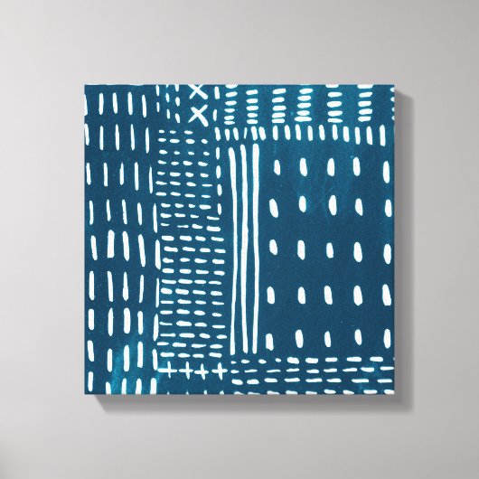 指子ステッチ キャンバスプリント (正面)