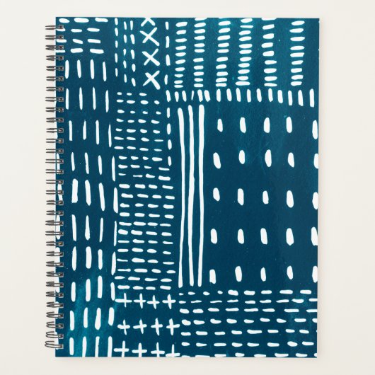 指子ステッチ プランナー手帳 (正面)