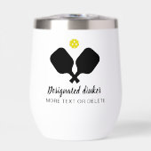 指定おもしろいディンカカスタムーPickleball Black (正面)