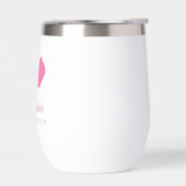 指定おもしろいディンカーカスタムピックボールピンク (左面)