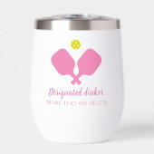 指定おもしろいディンカーカスタムピックボールピンク (正面)