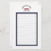 指定されたドライバのサインアップシート 便箋 (正面/裏面)