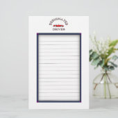 指定されたドライバのサインアップシート 便箋 (スタンド正面)