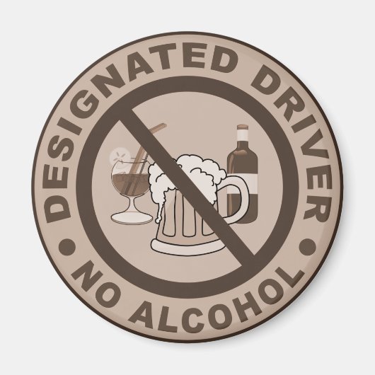 指定されたドライバボタン マグネット (正面)