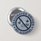 指定されたドライバボタン 缶バッジ (正面&裏面)