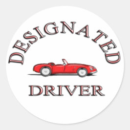 指定ドライバステッカー ラウンドシール