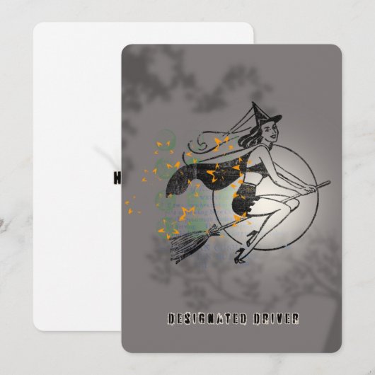 指定ドライバ 招待状 (正面/裏面)