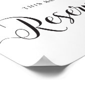 指定席記号。この行は予約結婚済み ポスター (角)