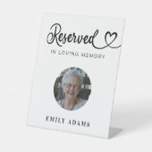 指定席記念結婚の写真サイン 台座サイン (正面)