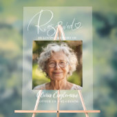 指定席記念結婚撮影フロステッド標識 アクリルサイン (ニュートラル)