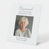 指定席，写真，'s結婚，記念エレガント, 台座サイン (正面)