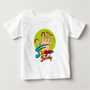 指家族 ベビーTシャツ