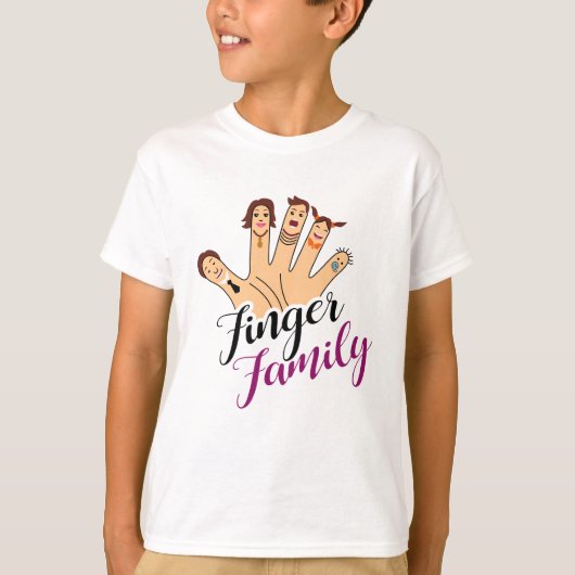 指家族 Tシャツ (正面)