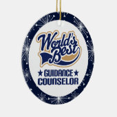 指導カウンセラーのギフトのオーナメント セラミックオーナメント (右)