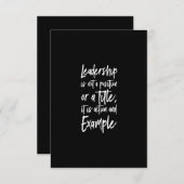 指導力は例である サンキューカード (正面/裏面)