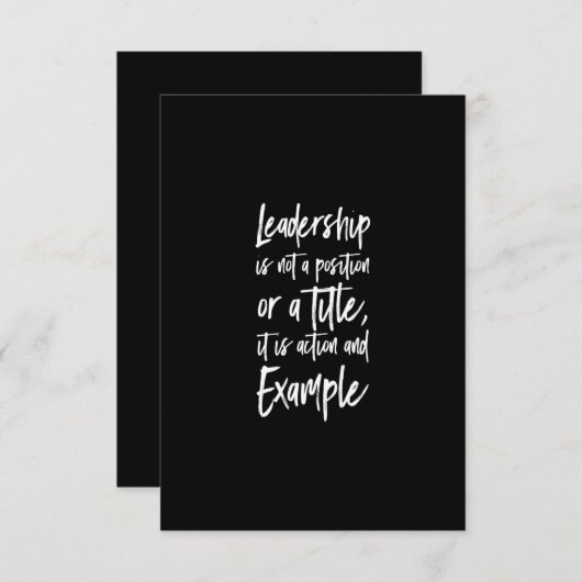 指導力は例である サンキューカード (正面/裏面)