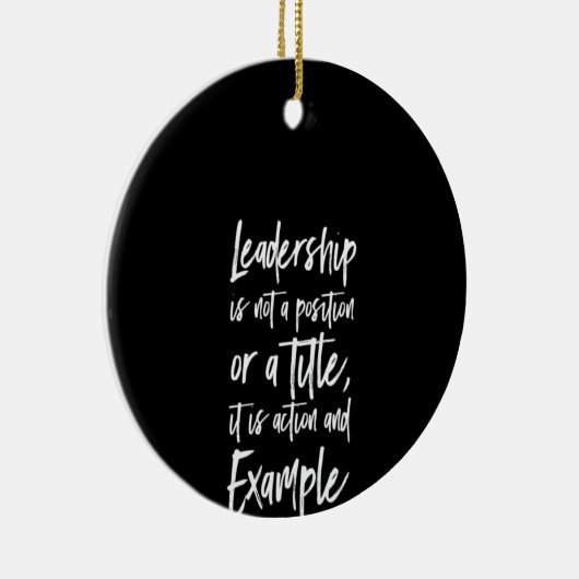 指導力は例である セラミックオーナメント (右)