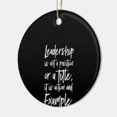 指導力は例である セラミックオーナメント (左)