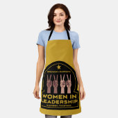 指導力を持つ女性 エプロン (着用した状態)
