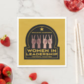 指導力を持つ女性 スタンダードランチョンナプキン (インサイチュ)