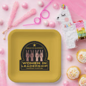 指導力を持つ女性 ペーパープレート (パーティー)